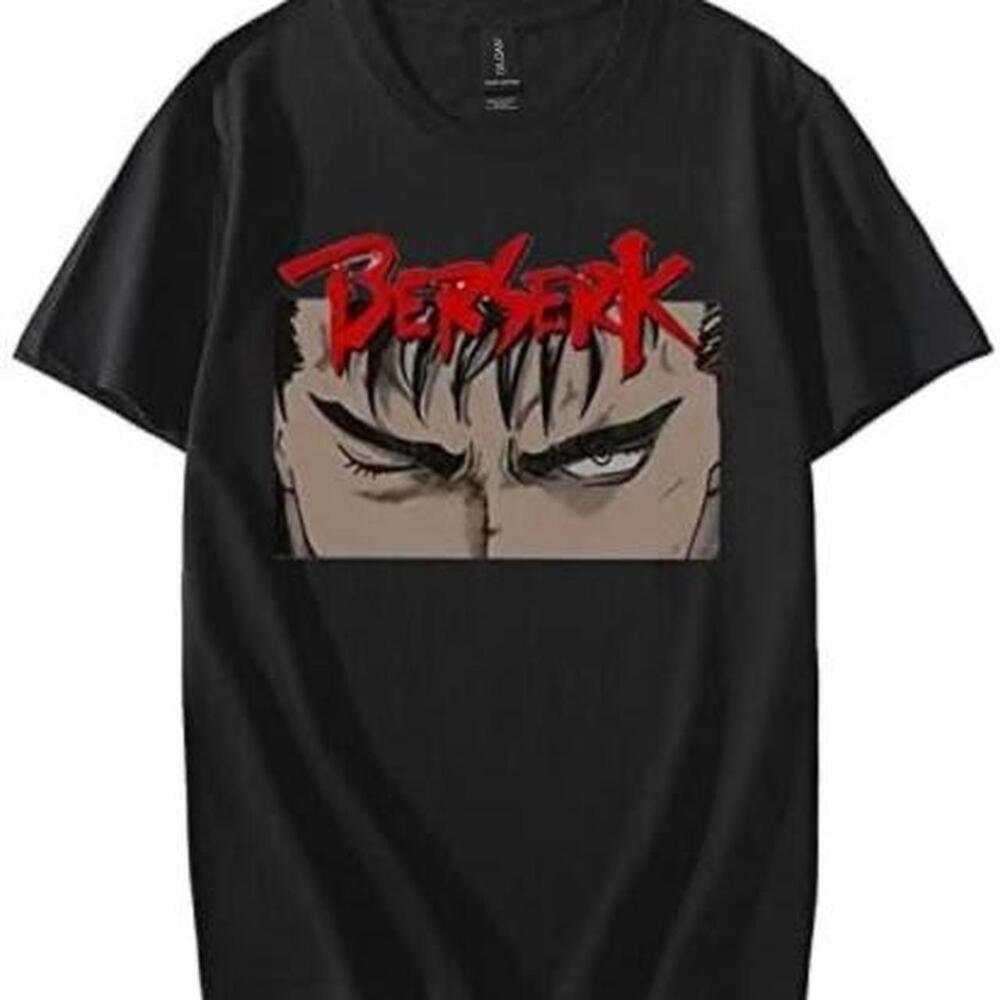 Black Anime Berserk T Shirt